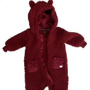 7 for all mankind Sherpa baby coverall